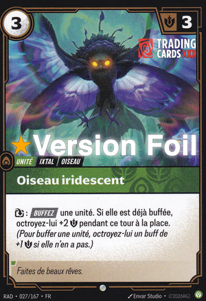 Riftbound - Oiseau iridescent : Foil C RAD-027/167 FR