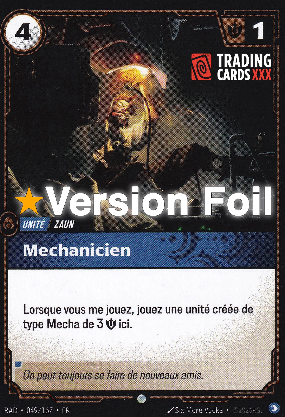 Riftbound - Mecanicien : Foil C RAD-049/167 FR