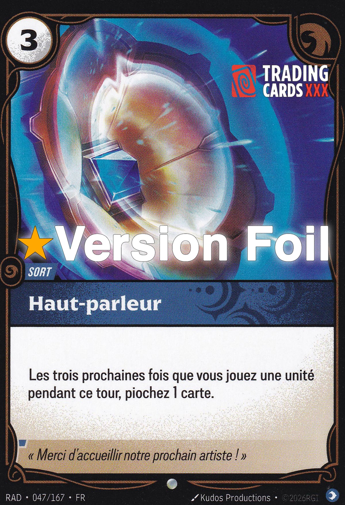 Riftbound - Haut-parleur : Foil C RAD-047/167 FR