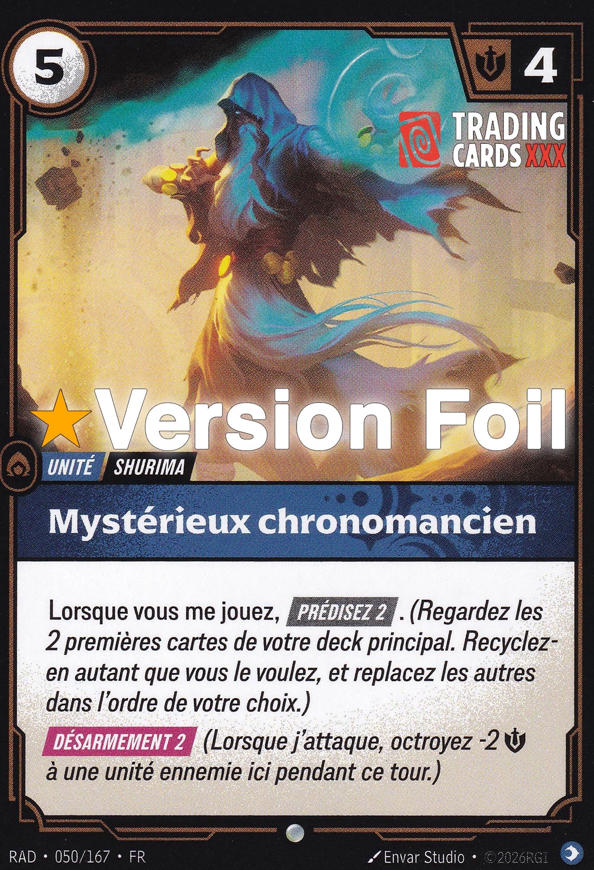 Riftbound - Mystérieux chronomancien : Foil C RAD-050/167 FR