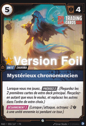 Riftbound - Mystérieux chronomancien : Foil C RAD-050/167 FR