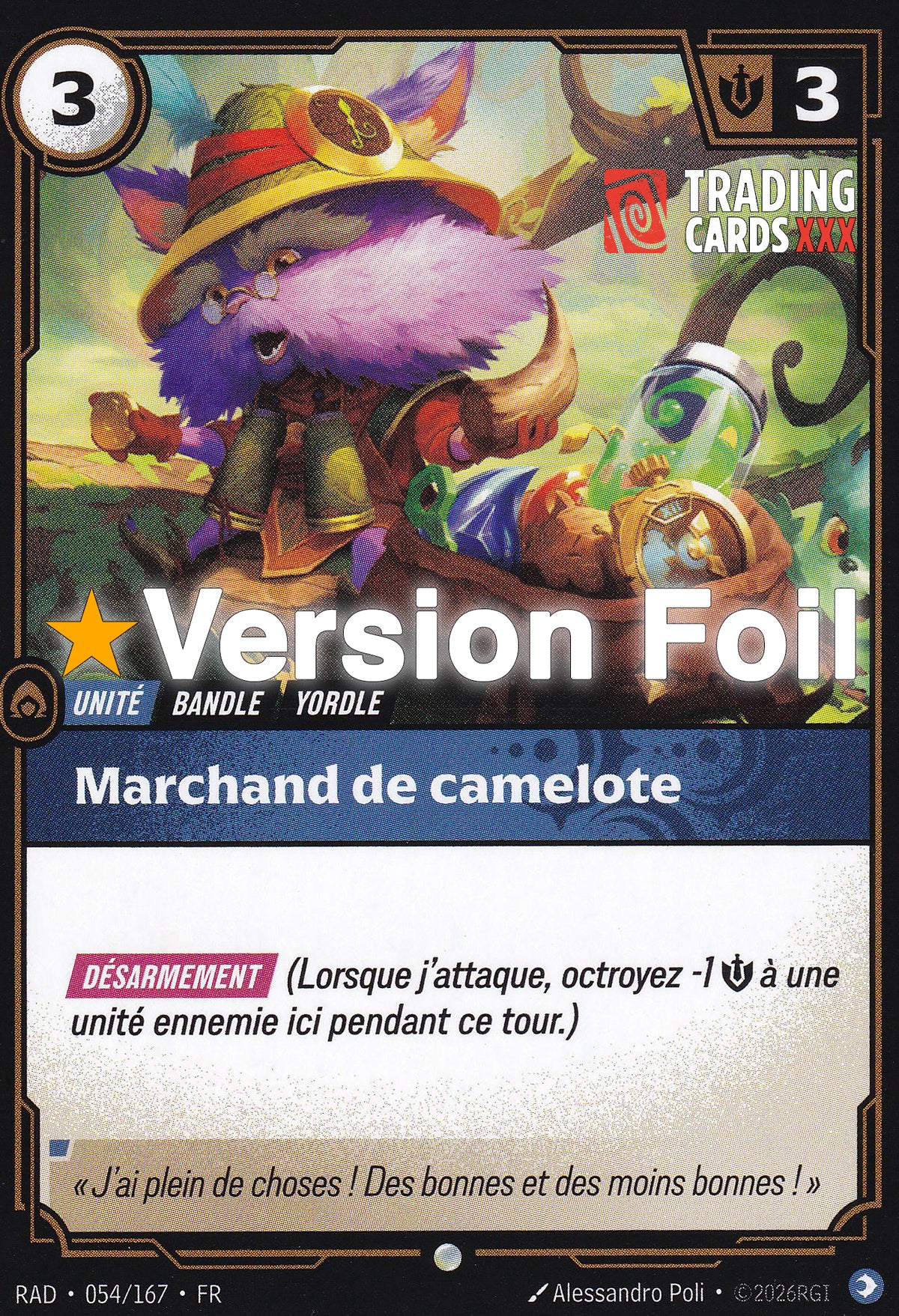 Riftbound - Marchand de camelote : Foil C RAD-054/167 FR