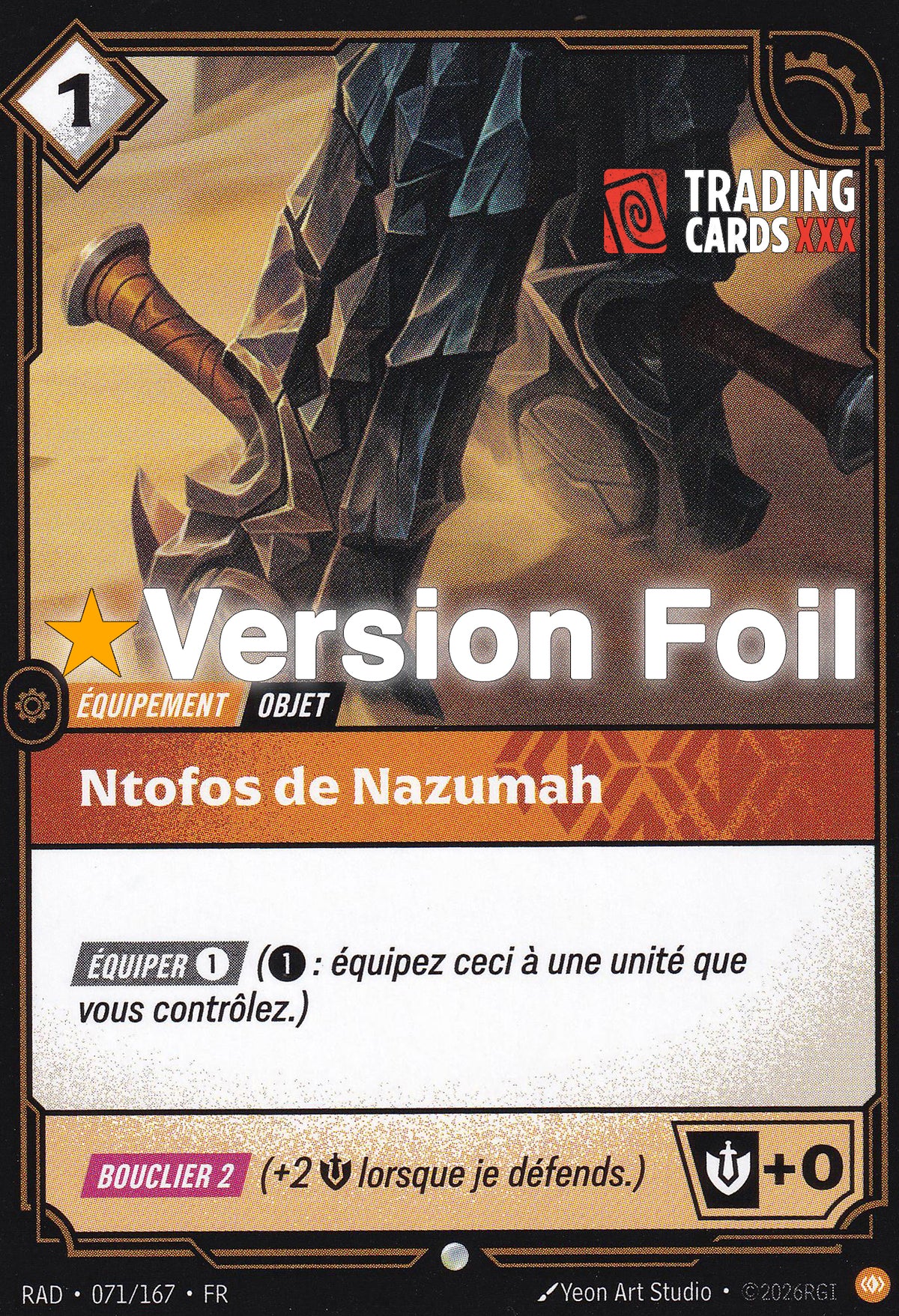 Riftbound - Ntofos de Nazumah : Foil C RAD-071/167 FR