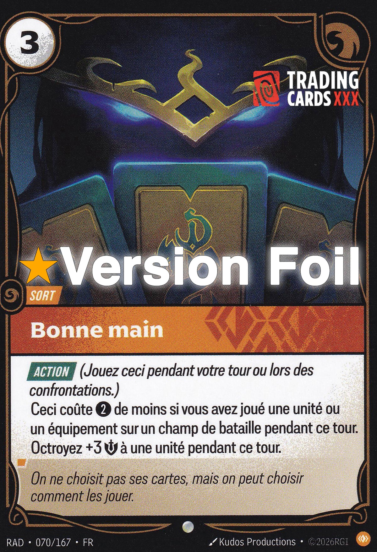 Riftbound - Bonne main : Foil C RAD-070/167 FR