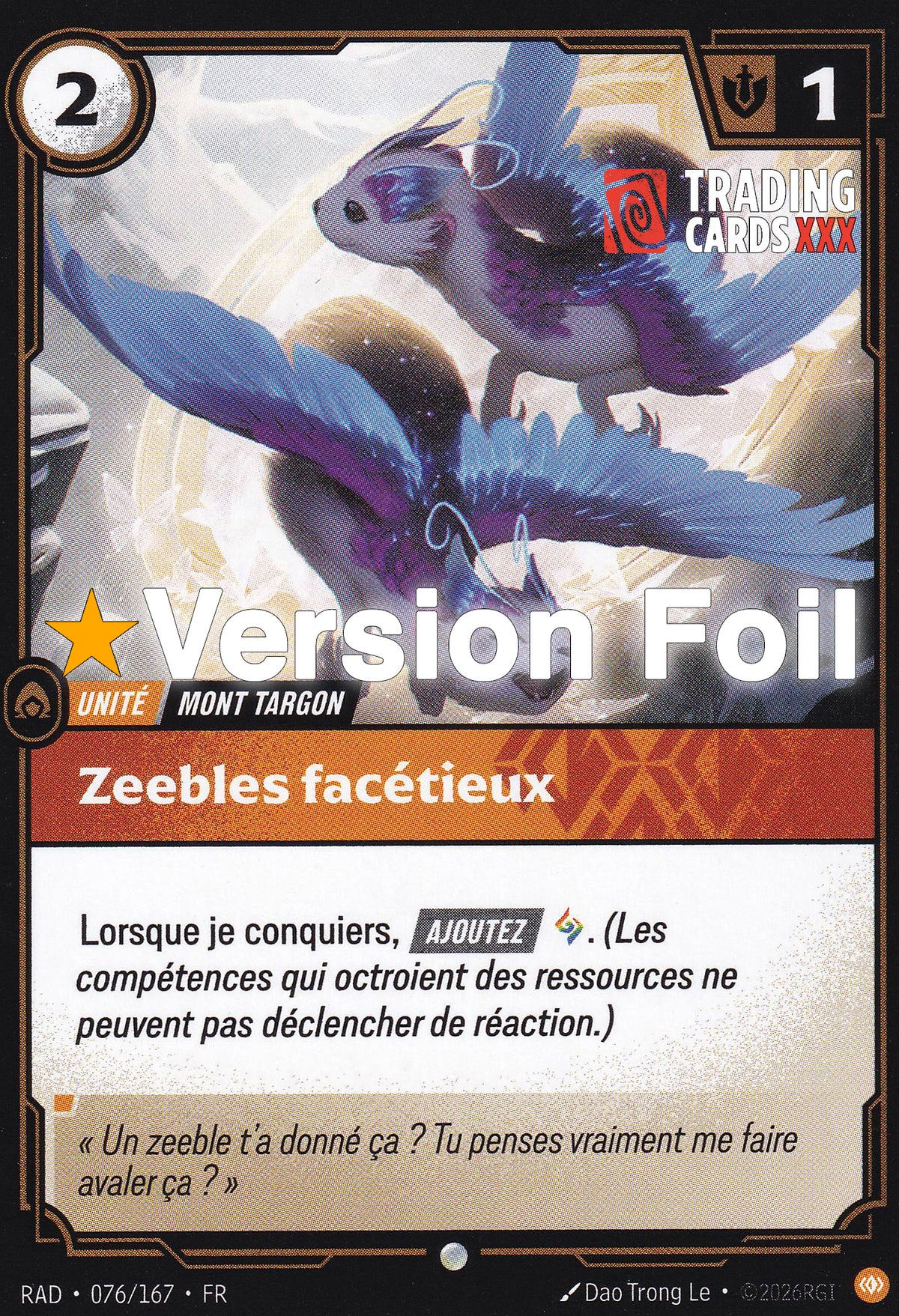 Riftbound - Zeebles facétieux : Foil C RAD-076/167 FR