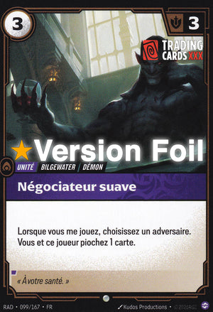 Riftbound - Négociateur suave : Foil C RAD-099/167 FR