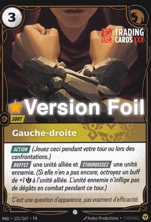Riftbound - Gauche-droite : Foil C RAD-121/167 FR