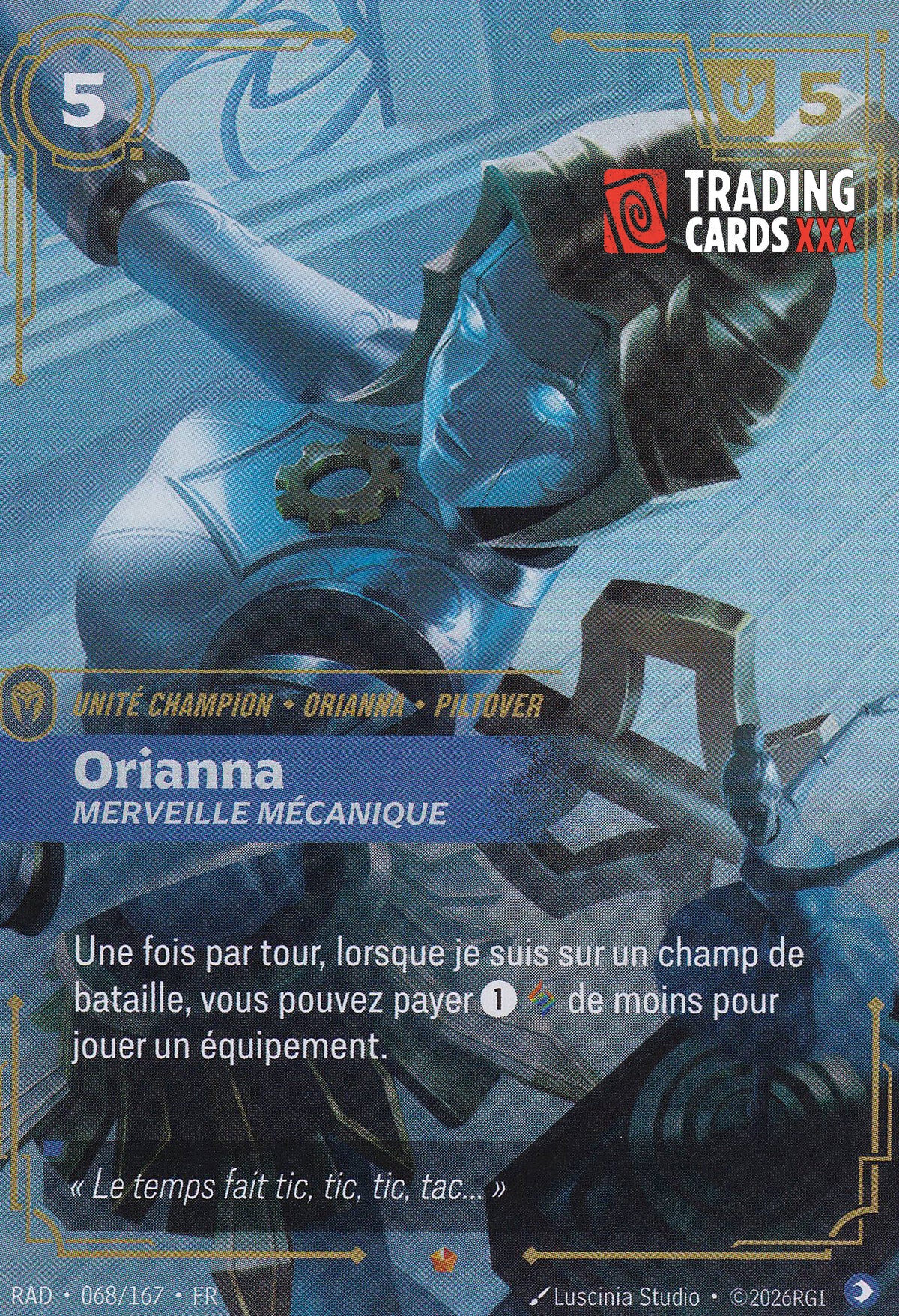 Riftbound - Orianna, Merveille mécanique : EPIC RAD-068/167 FR