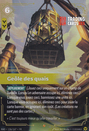 Riftbound - Geôle des quais : EPIC RAD-136/167 FR