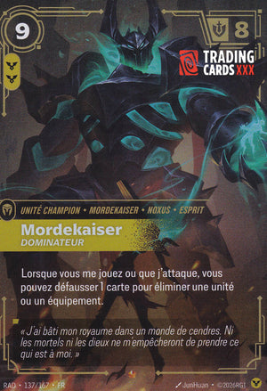 Riftbound - Mordekaiser, Dominateur : EPIC RAD-137/167 FR