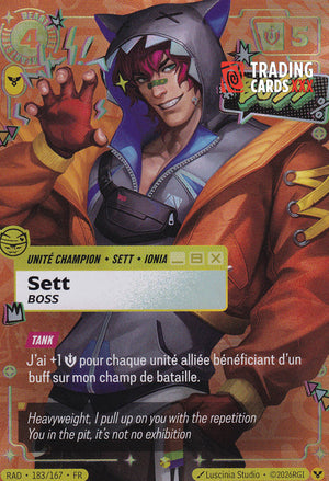 Riftbound - Sett, Boss «HEARTSTEEL» : Ovn SH RAD-183/167 FR