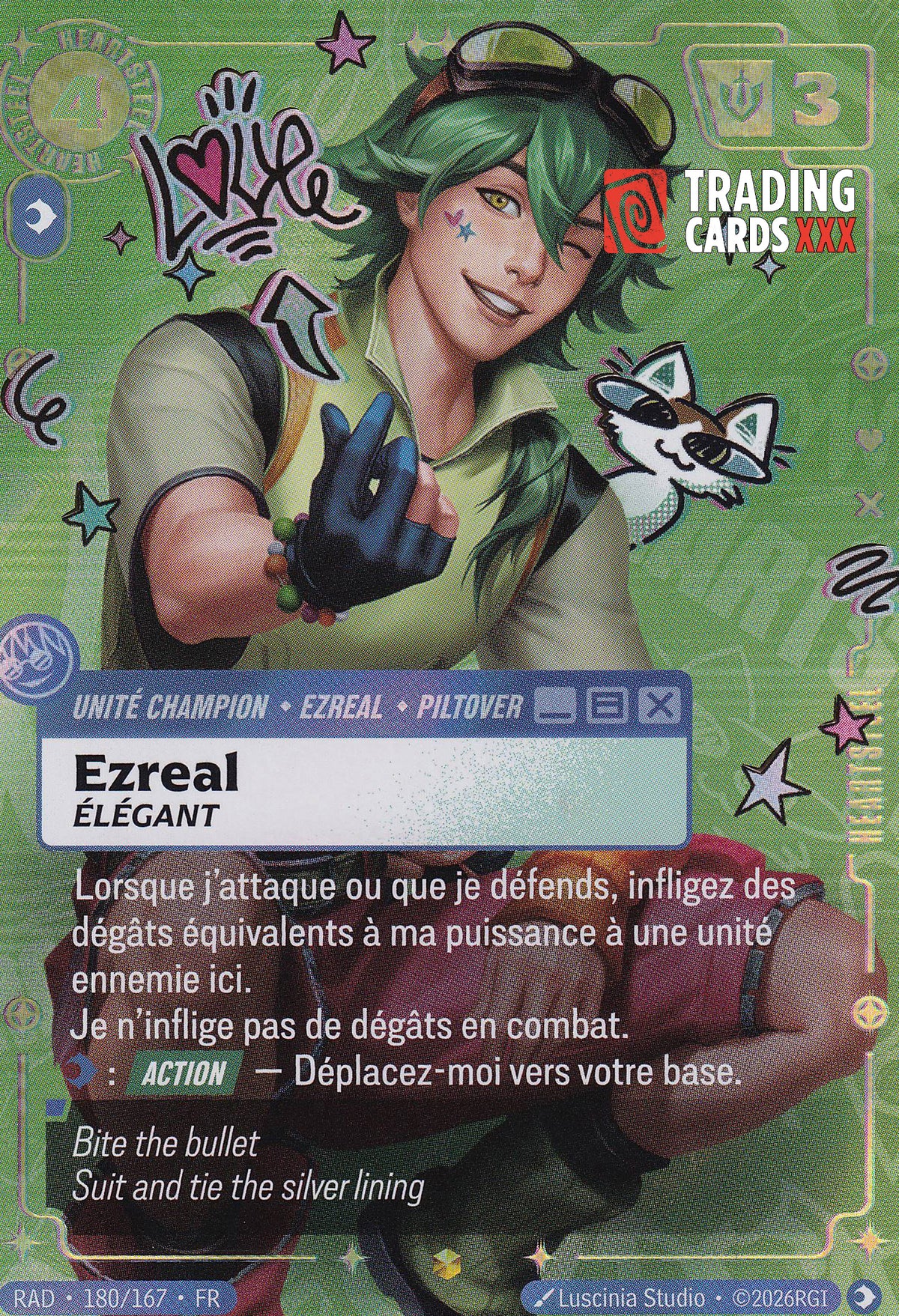 Riftbound - Ezreal, Élégant «HEARTSTEEL» : Ovn SH RAD-180/167 FR