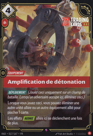 Riftbound - Amplification de détonation : R RAD-017/167 FR