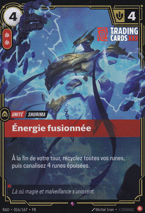 Riftbound - Énergie fusionnée : R RAD-016/167 FR