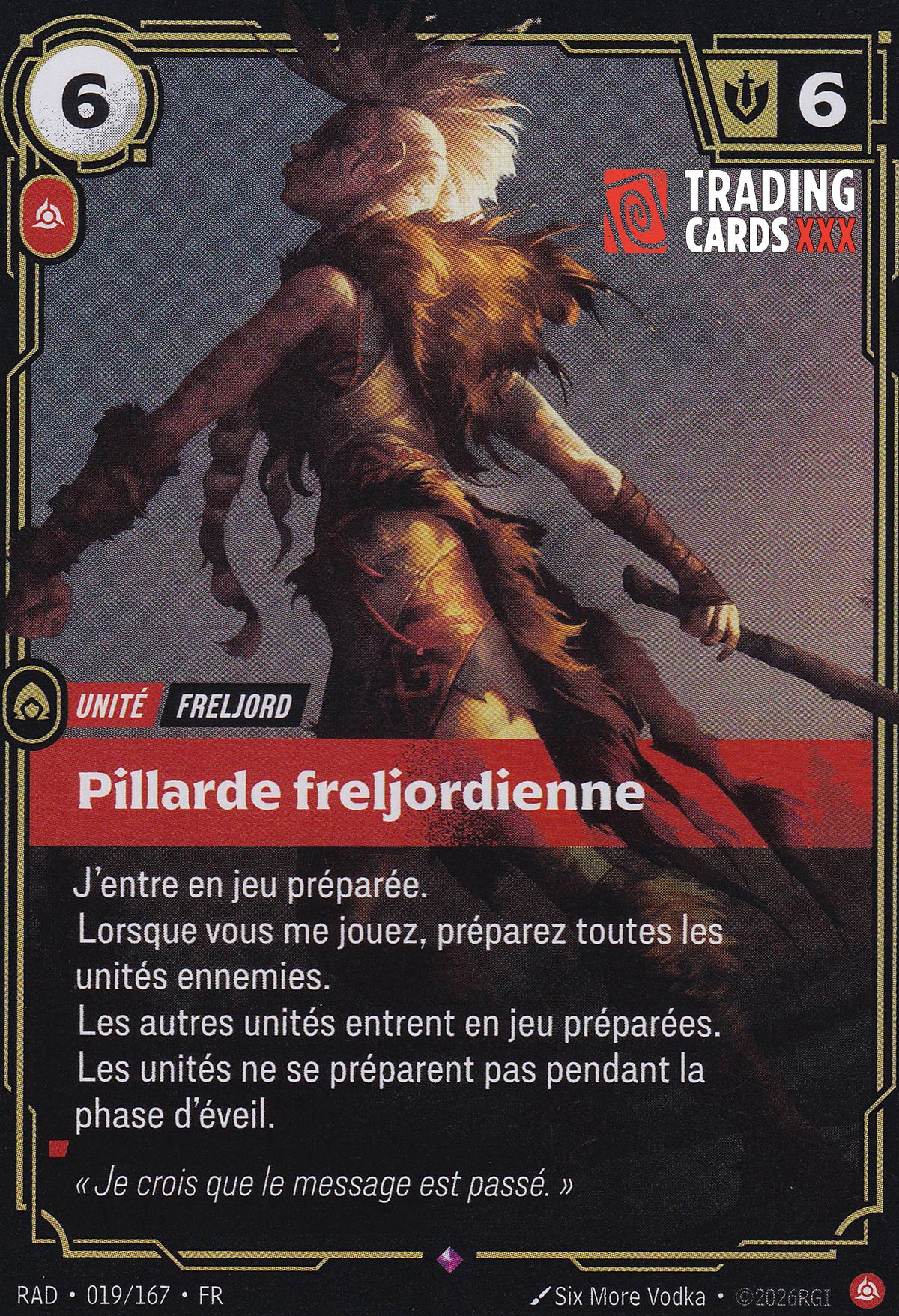 Riftbound - Pillarde freljordienne : R RAD-019/167 FR