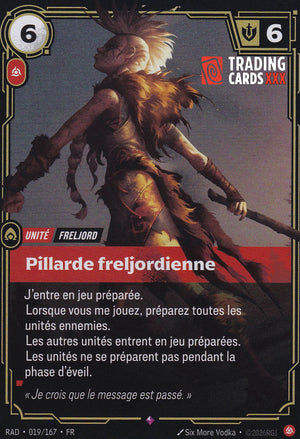 Riftbound - Pillarde freljordienne : R RAD-019/167 FR