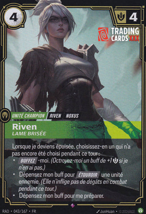 Riftbound - Riven, Lame brisée : R RAD-043/167 FR