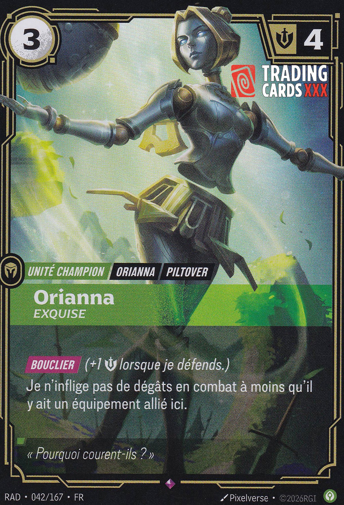 Riftbound - Orianna, Exquise : R RAD-042/167 FR