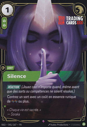Riftbound - Silence : R RAD-041/167 FR