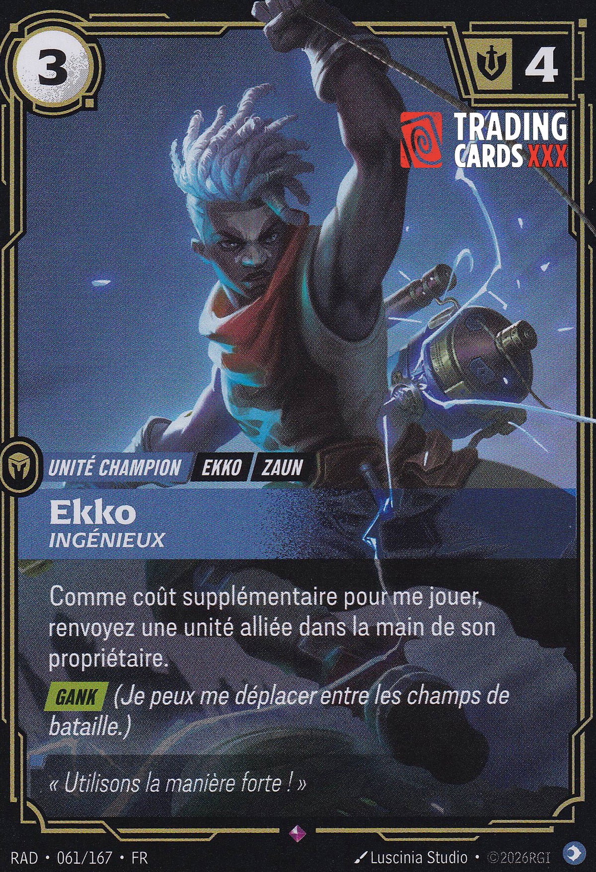 Riftbound - Ekko, Ingénieux : R RAD-061/167 FR