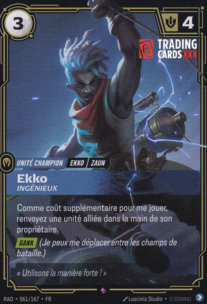 Riftbound - Ekko, Ingénieux : R RAD-061/167 FR