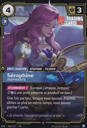 Riftbound - Séraphine, Inspirante : R RAD-065/167 FR