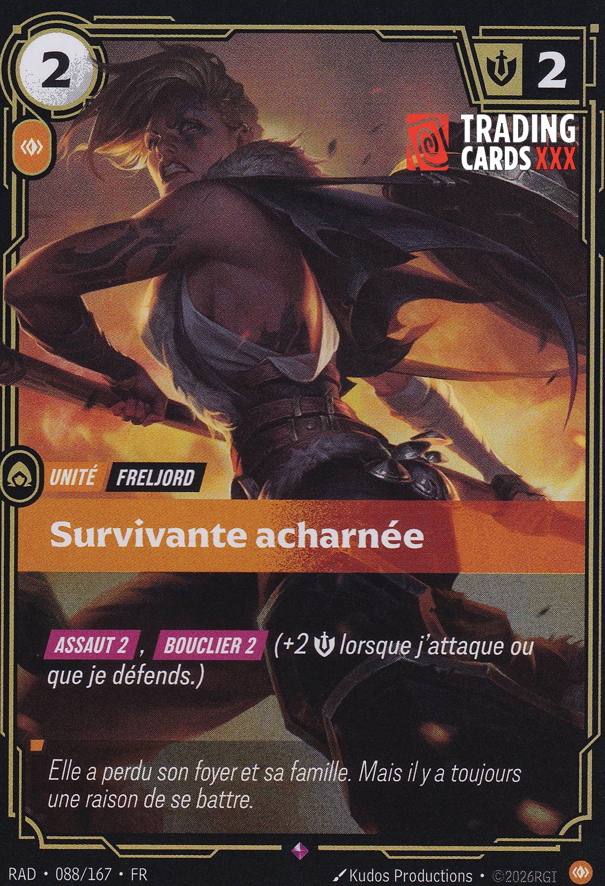 Riftbound - Survivante acharnée : R RAD-088/167 FR