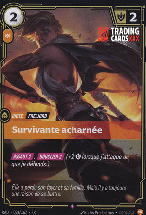 Riftbound - Survivante acharnée : R RAD-088/167 FR