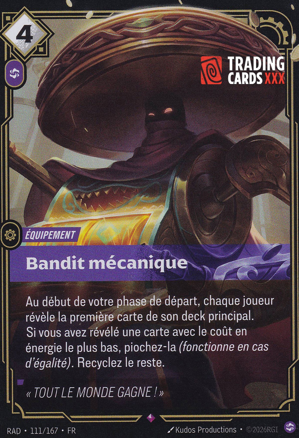 Riftbound - Bandit mécanique : R RAD-111/167 FR
