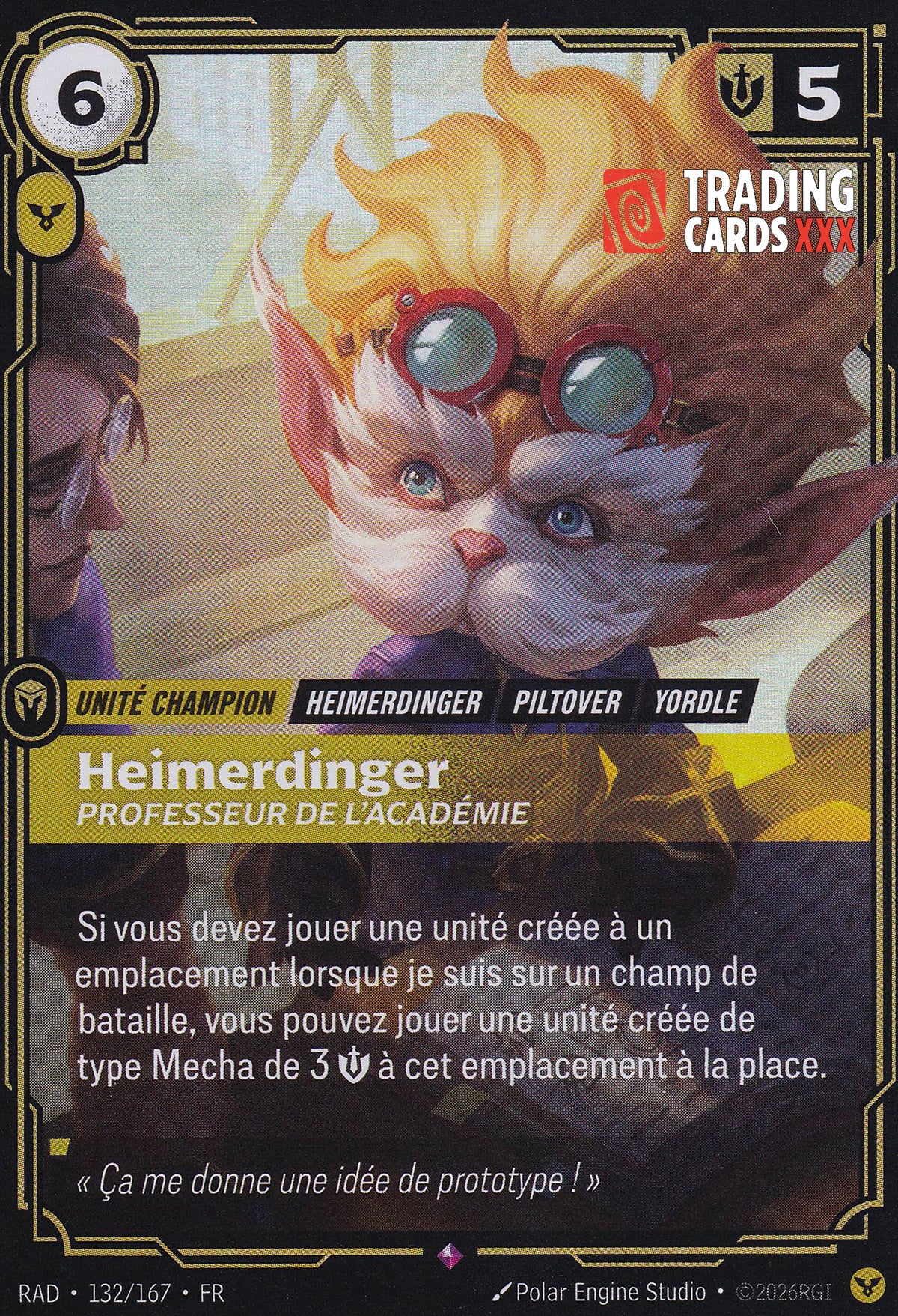 Riftbound - Heimerdinger, Professeur de l'académie : R RAD-132/167 FR