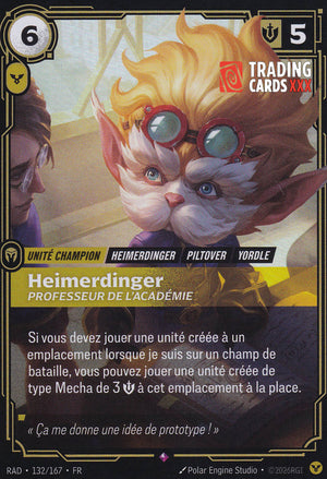 Riftbound - Heimerdinger, Professeur de l'académie : R RAD-132/167 FR