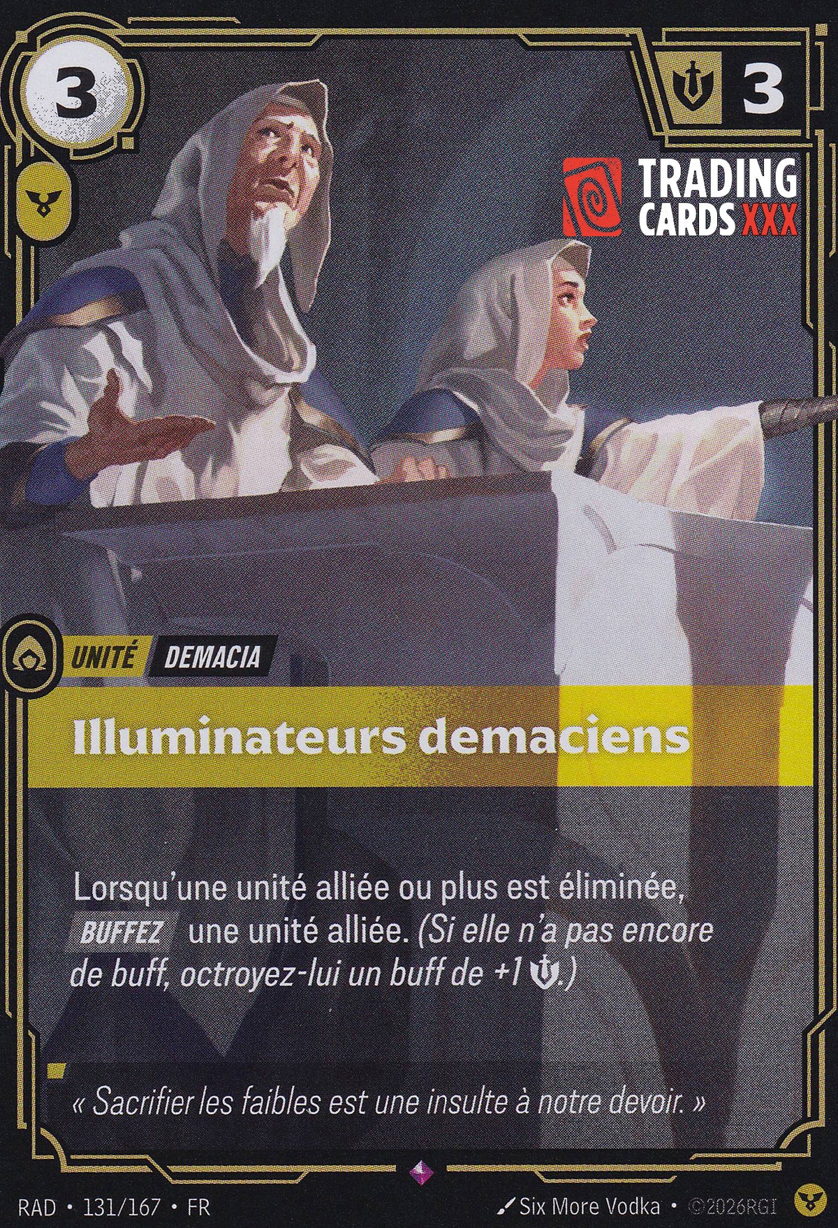 Riftbound - Illuminateurs demaciens : R RAD-131/167 FR