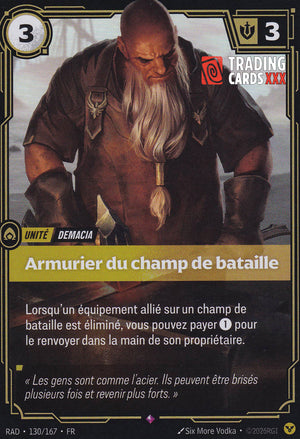 Riftbound - Armurier du champ de bataille : R RAD-130/167 FR