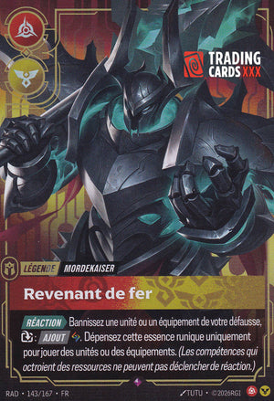 Riftbound - Mordekaiser, Revenant de fer : R RAD-143/167 FR