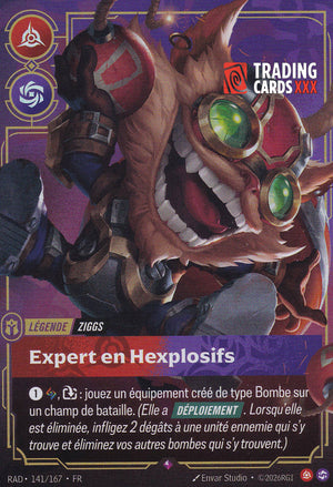Riftbound - Ziggs, Expert en Hexplosifs : R RAD-141/167 FR