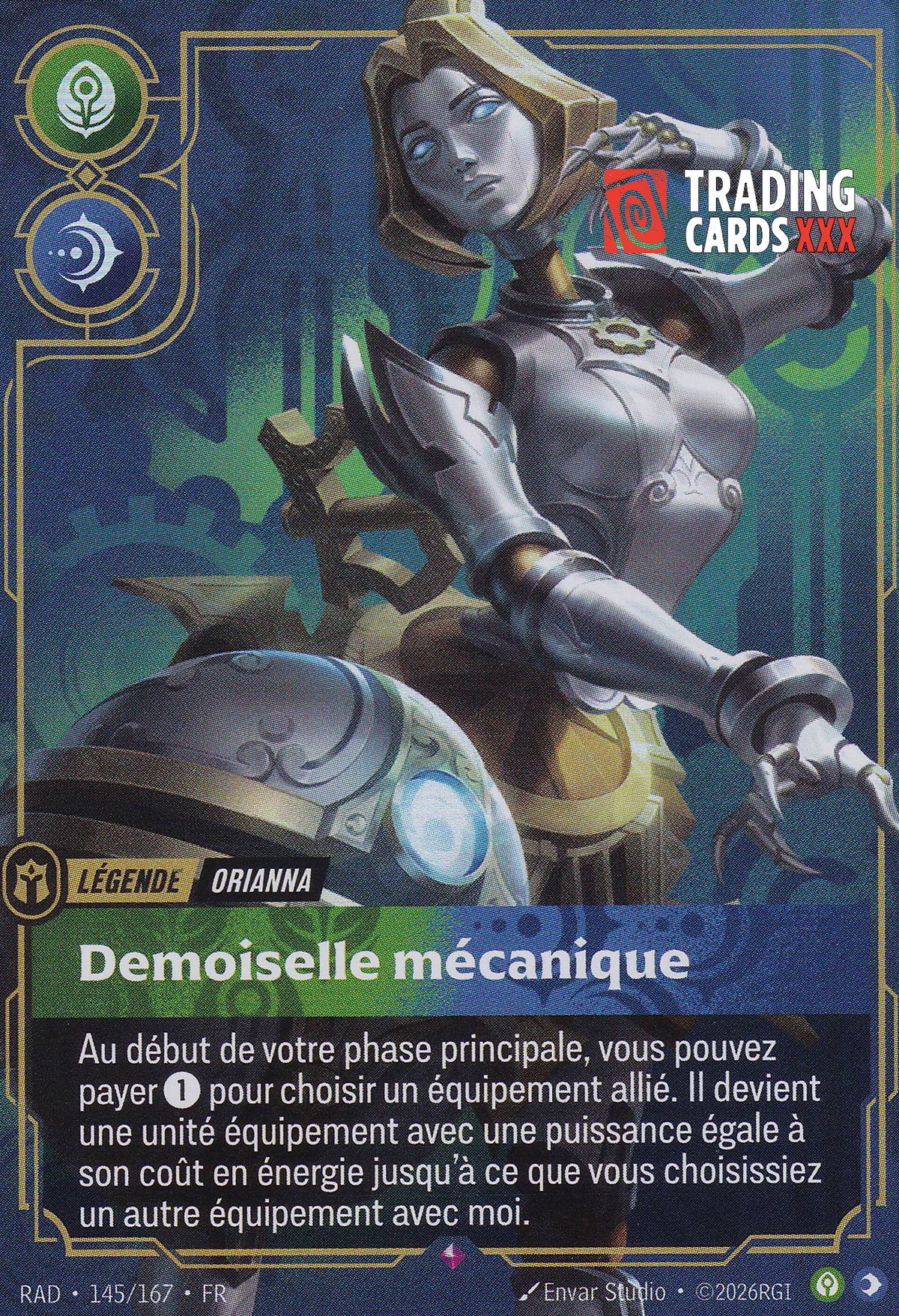 Riftbound - Orianna, Demoiselle mécanique : R RAD-145/167 FR