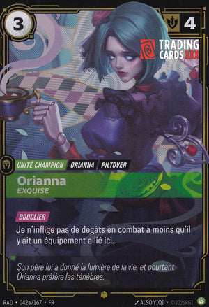 Riftbound - Orianna, Exquise : Alt SH RAD-042a/167 FR