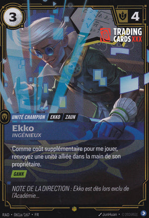 Riftbound - Ekko, Ingénieux : Alt SH RAD-061a/167 FR