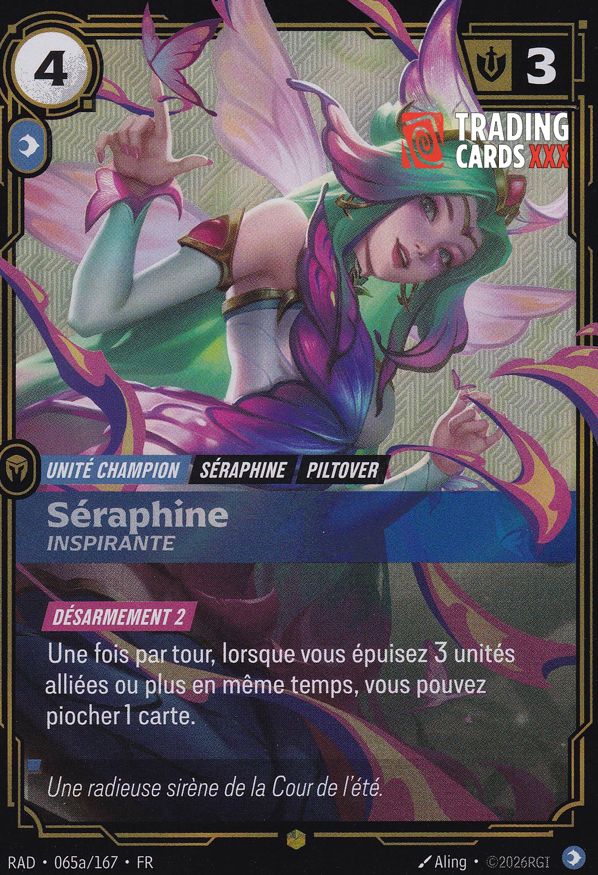 Riftbound - Séraphine, Inspirante : Alt SH RAD-065a/167 FR
