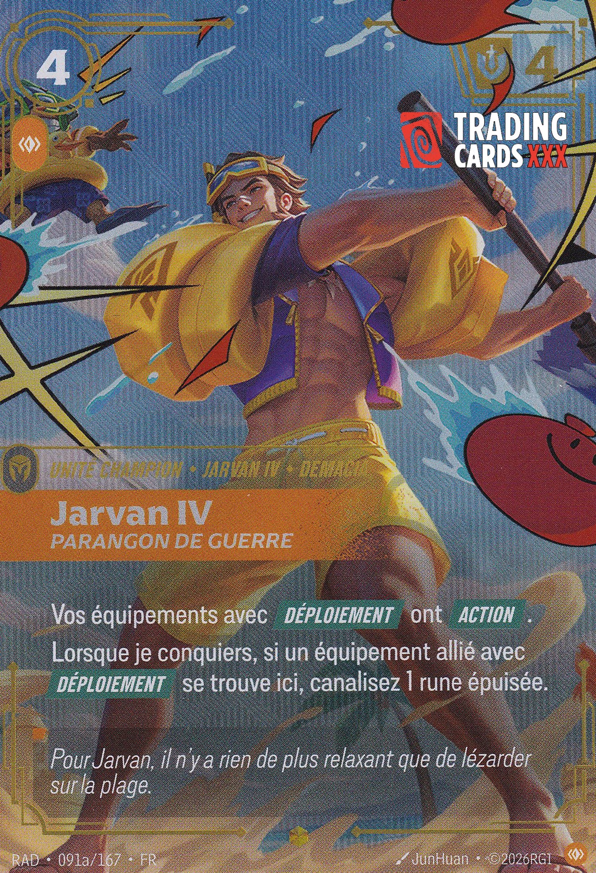 Riftbound - Jarvan IV, Parangon de guerre : Alt SH RAD-091a/167 FR