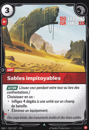 Riftbound - Sables impitoyables : UC RAD-013/167 FR