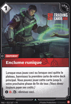 Riftbound - Enclume runique : UC RAD-012/167 FR