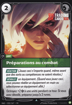 Riftbound - Préparations au combat : UC RAD-032/167 FR