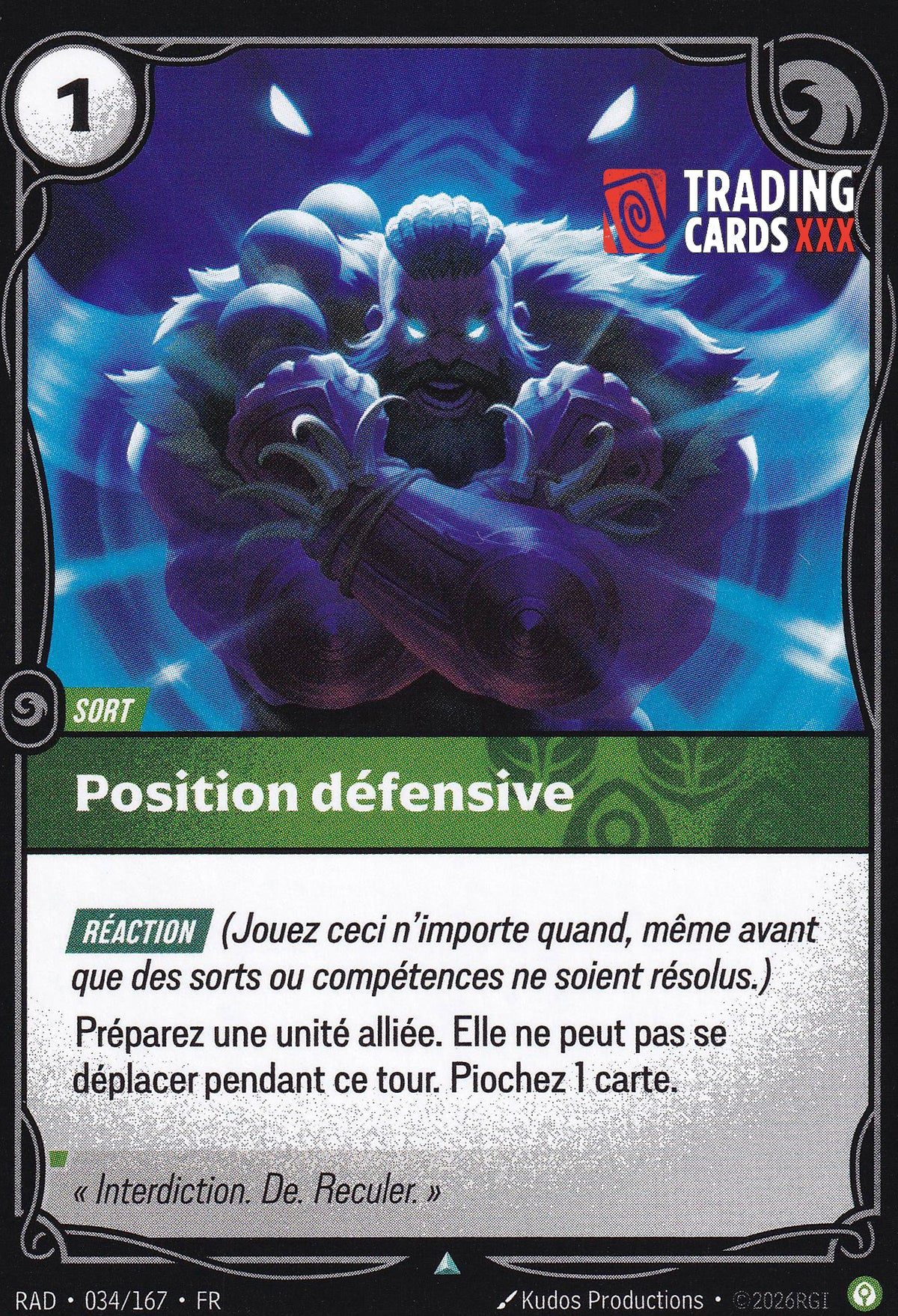 Riftbound - Position défensive : UC RAD-034/167 FR