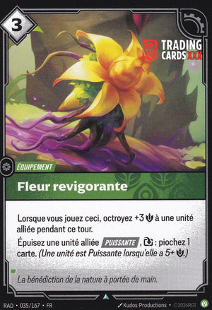 Riftbound - Fleur revigorante : UC RAD-035/167 FR