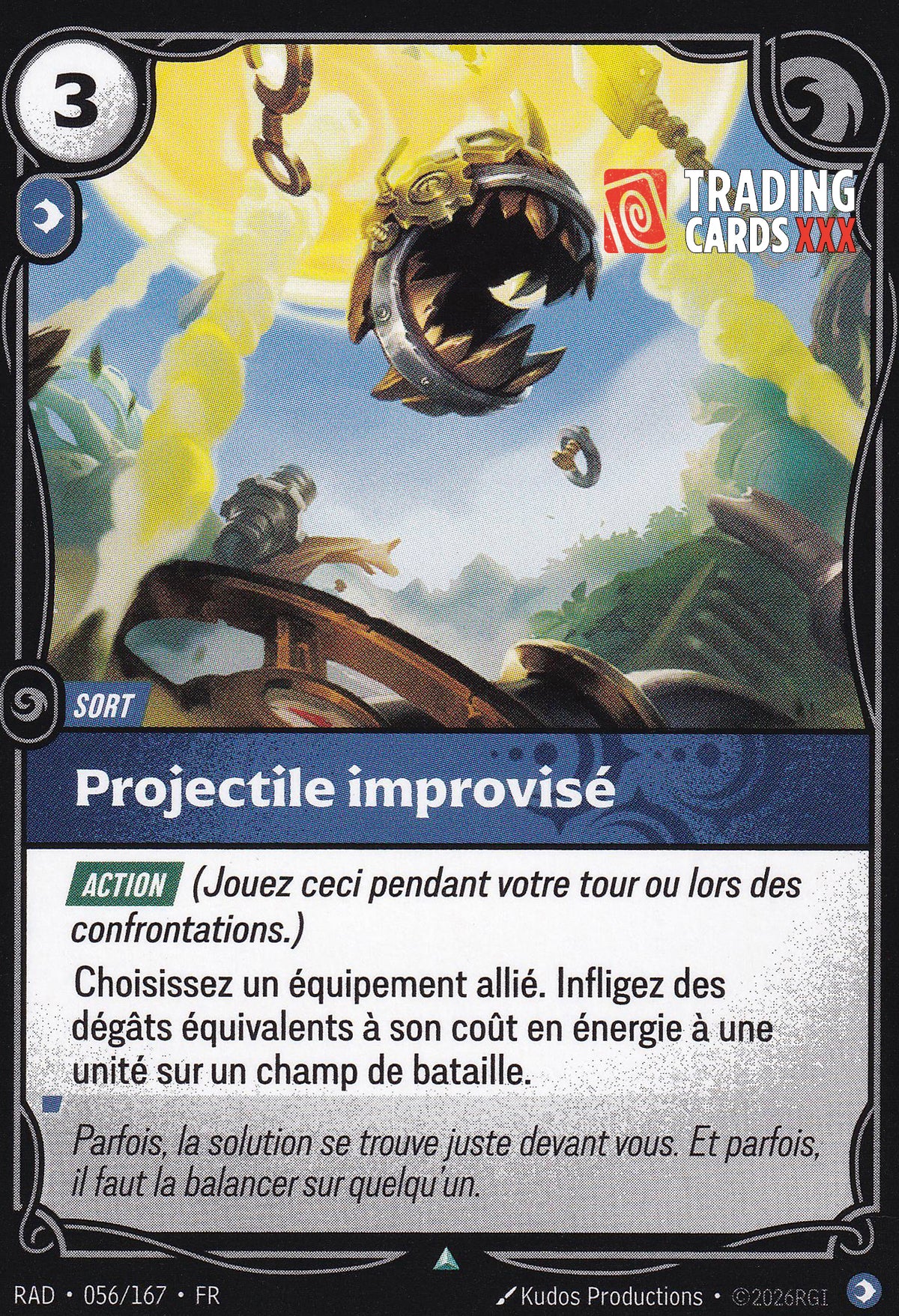 Riftbound - Projectile improvisé : UC RAD-056/167 FR