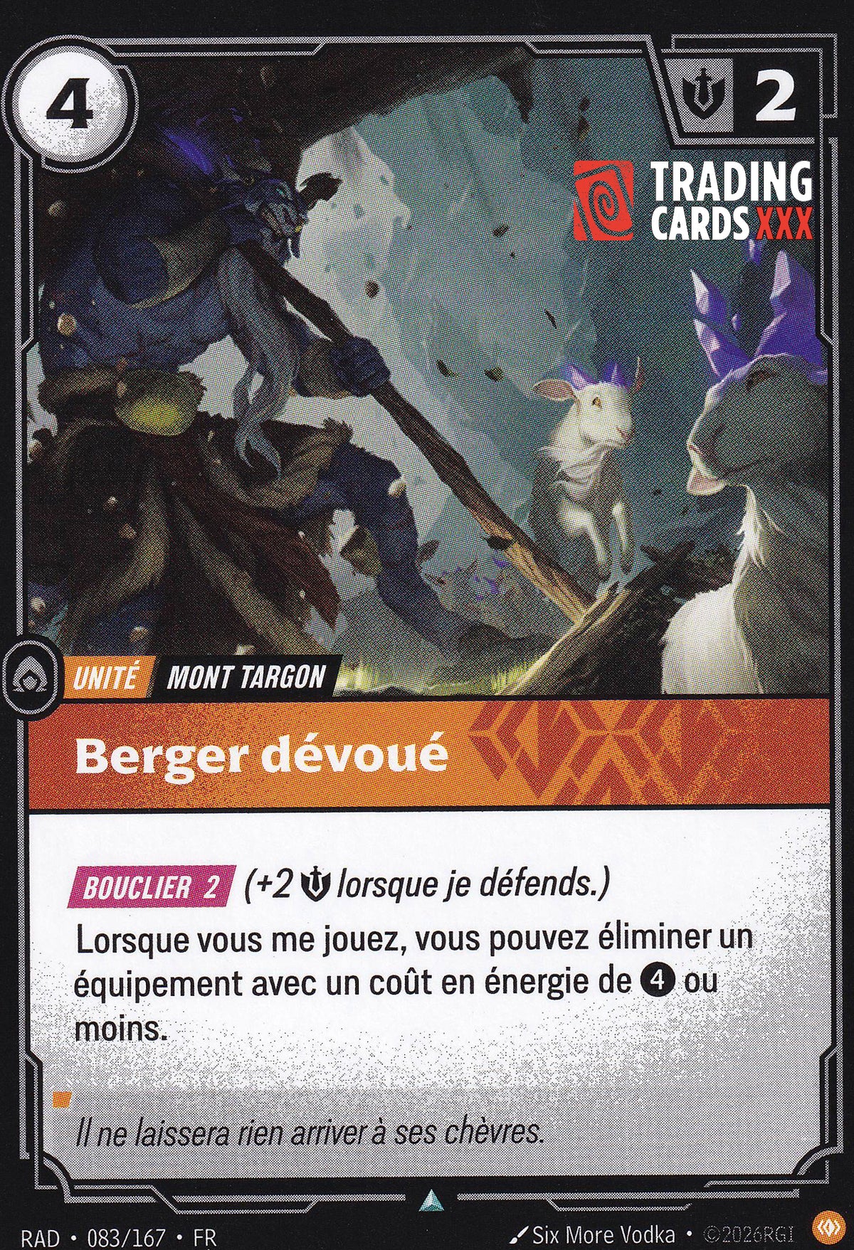 Riftbound - Berger dévoué : UC RAD-083/167 FR