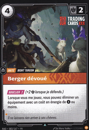 Riftbound - Berger dévoué : UC RAD-083/167 FR
