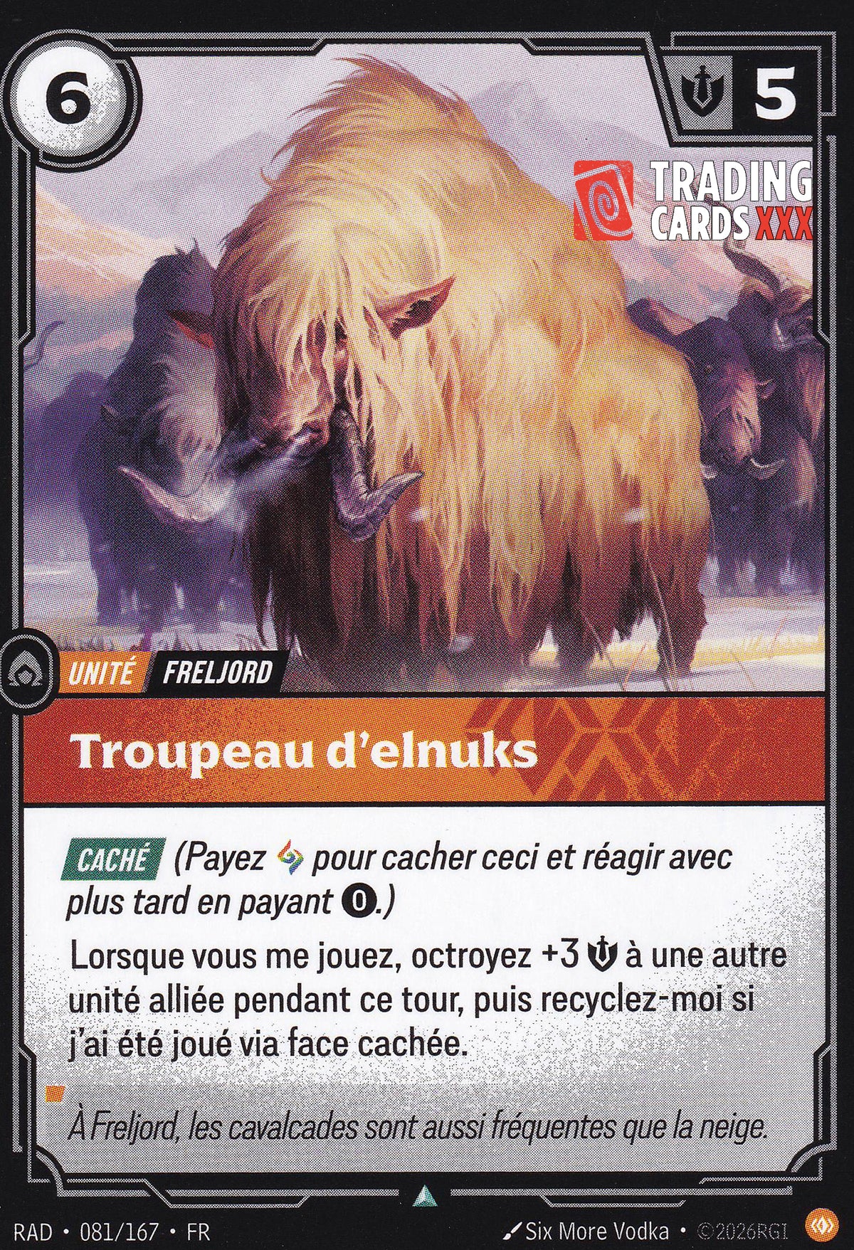 Riftbound - Troupeau d'elnuks : UC RAD-081/167 FR