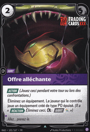 Riftbound - Offre alléchante : UC RAD-101/167 FR